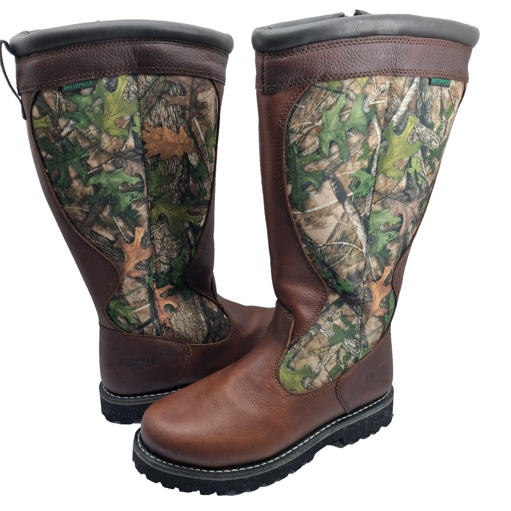 RED HEAD BAYOU III Men's 10M Waterproof Snake Boots Camo #3549114 *READ*